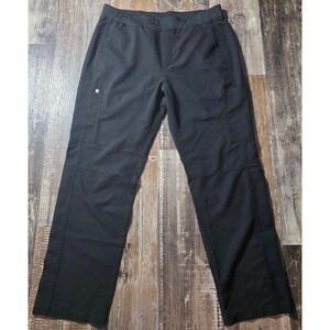 FIGS Men's Axim Cargo Black Scrub Pants Size XXL(B)
